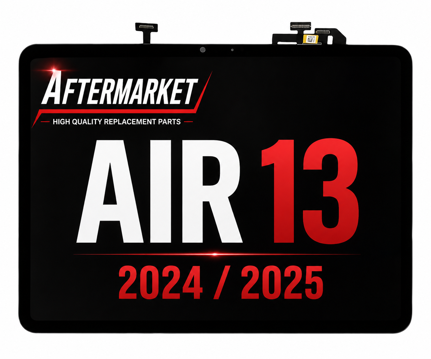 (Aftermarket FOG) For iPad Air 13" (2024 / 2025 / 2026) | LCD Assembly With Digitizer (WiFi & Cellular)