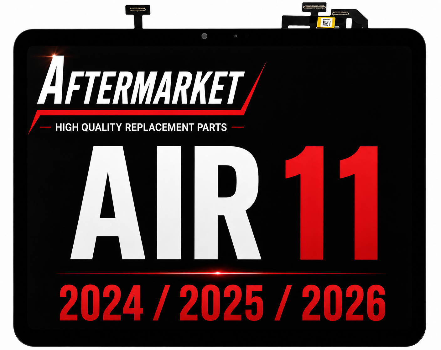 (Aftermarket FOG) For iPad Air 11" (2024 / 2025 / 2026) | LCD Assembly With Digitizer (WiFi & Cellular)